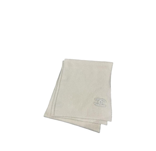 CHANEL BEANIE + SCARF