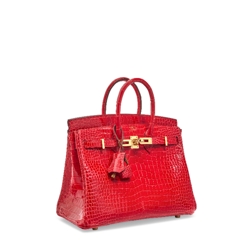 Hermes Birkin 25 Alligator Rouge Casaque Gold