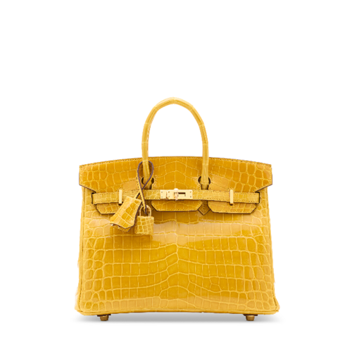 Hermes Birkin 30 Porosus JAUNE AMBRE Gold  