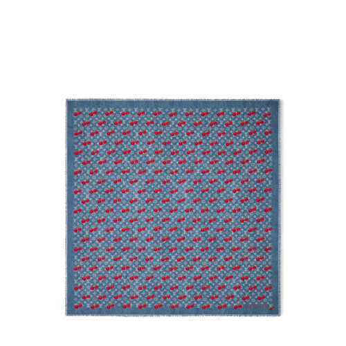 Louis Vuitton LV x TM Denim Cerise Shawl