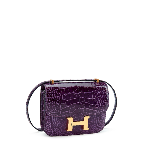 Hermes Constance 19 Crocodile/Alligator Gold