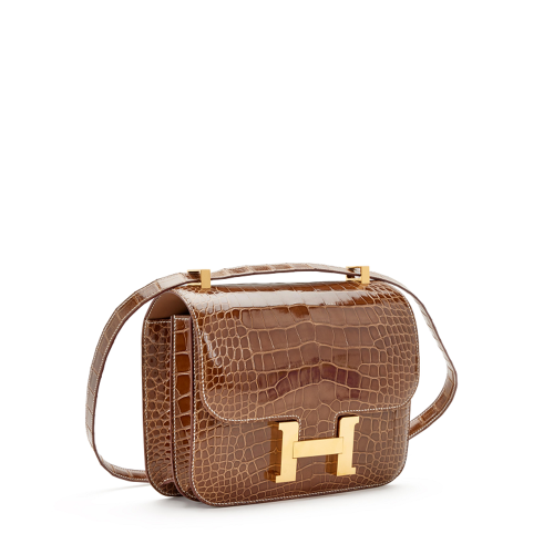 Hermes Constance 18 Alligator Ficelle Gold