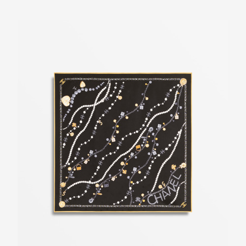 CHANEL SQUARE SCARF