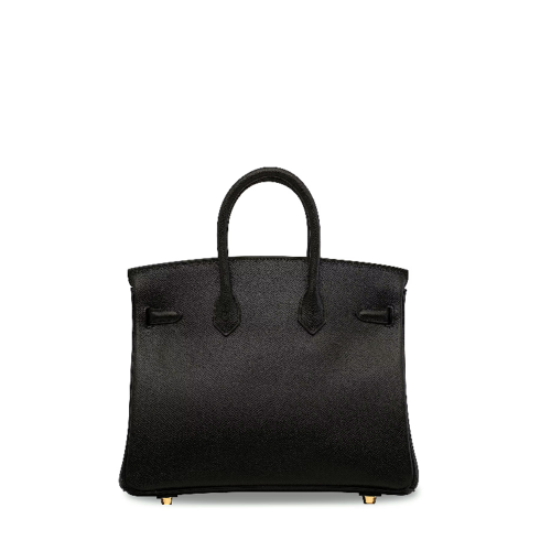 Hermes Birkin 25 Epsom Noir Gold