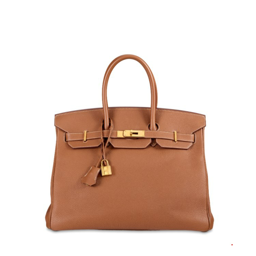 Hermes Birkin 35 Togo Gold Gold
