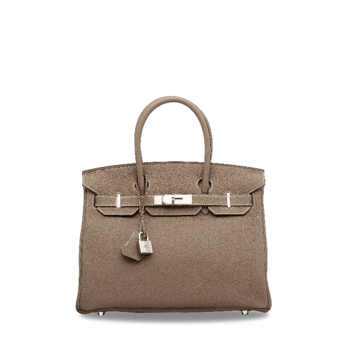Hermes Birkin 30 Togo Etoupe Silver