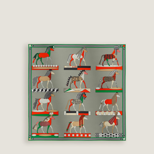 Hermes Le Philateliste du Faubourg scarf 90