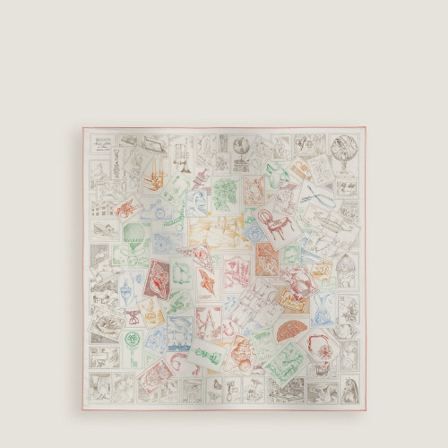Hermes Le Philateliste du Faubourg scarf 90