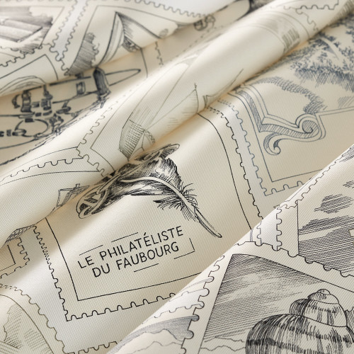 Hermes Le Philateliste du Faubourg scarf 90