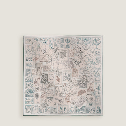 Hermes Le Philateliste du Faubourg scarf 90