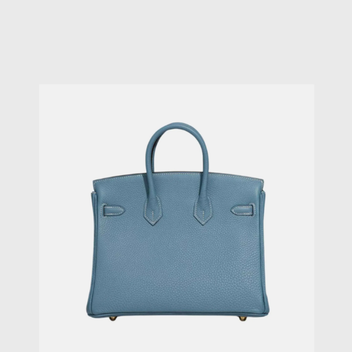 Hermes Birkin 30 Togo Blue Jean Gold