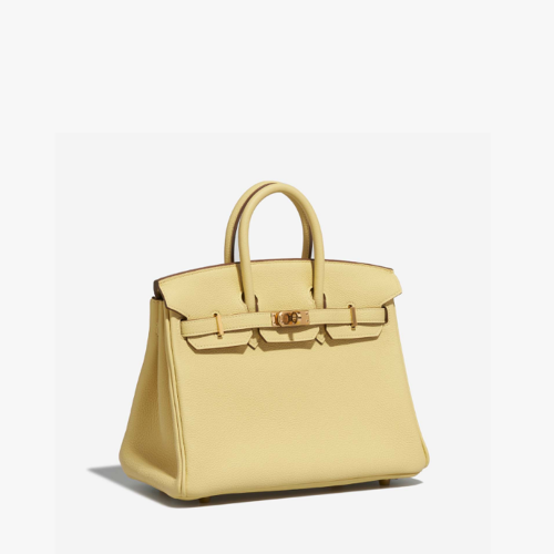 Hermes Birkin 25 Togo Jaune Poussin Gold