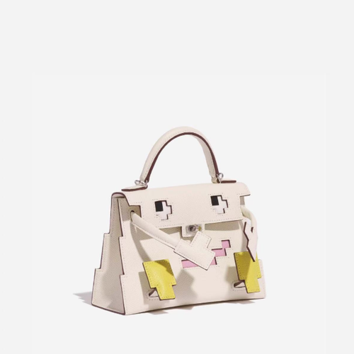 Hermes Kelly Doll Epsom Nata Silver