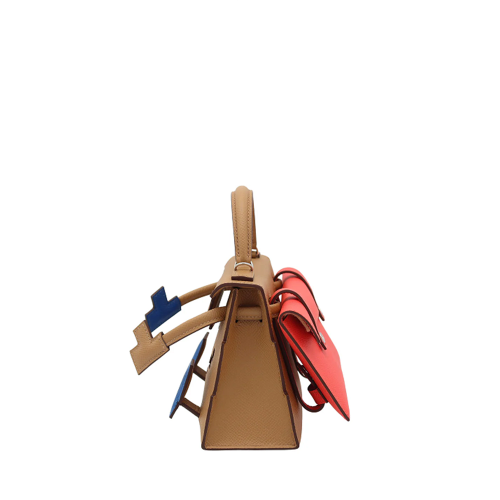 Hermes Kelly Doll Epsom Silver