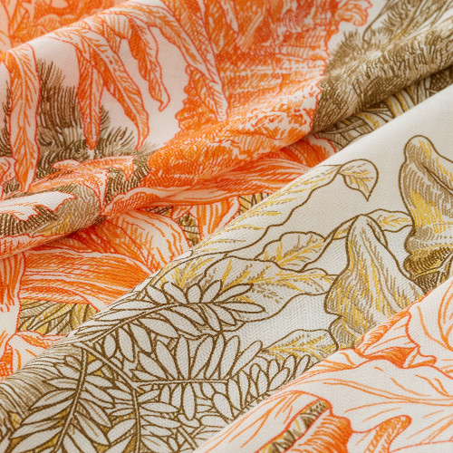 Hermes AllOrto Botanico di Palermo shawl 140