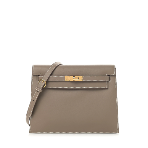 Hermes Kelly Danse Swift Etoupe Gold