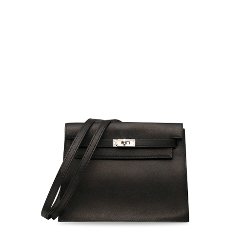 Hermes Kelly Danse Swift Noir Silver