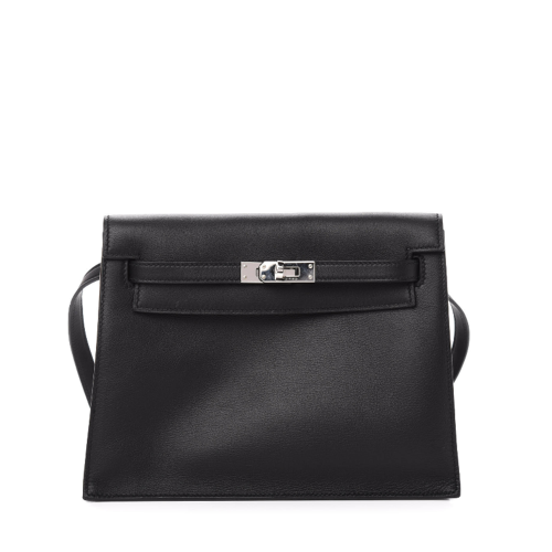 Hermes Kelly Danse Evercolor Noir Silver