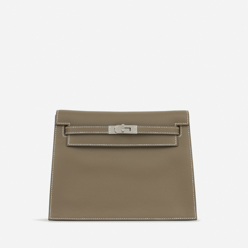 Hermes Kelly Danse Evercolor Etoupe Silver