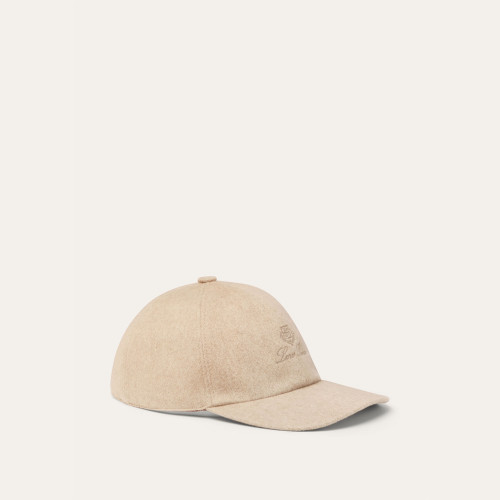 Loro Piana Baseball Cap Cashmere - Storm System Cambridge Melange