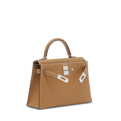 Hermes Kelly II Mini Epsom Gold Silver