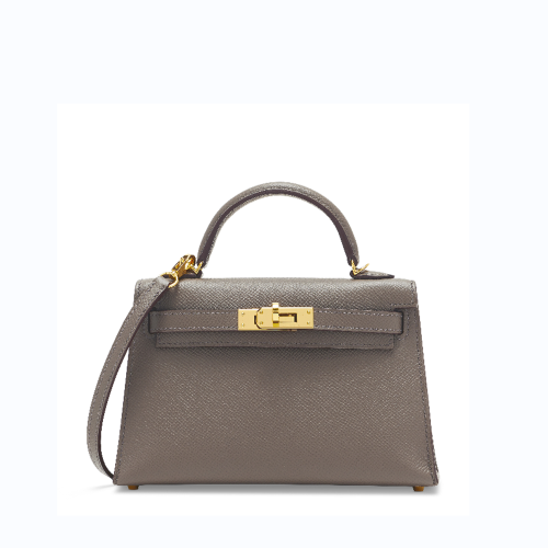 Hermes Kelly II Mini Epsom Etain Gold