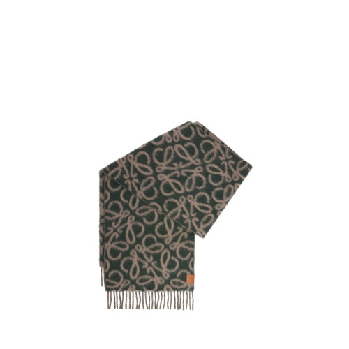 Loewe Anagram scarf in alpaca and wool blend