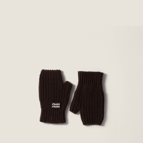 Miu Miu Wool and cashmere gloves