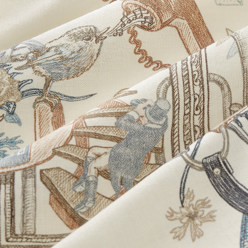 Hermes Le Monde dHermes shawl 140