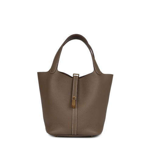 Hermes Picotin 22 Clemence Etoupe Gold