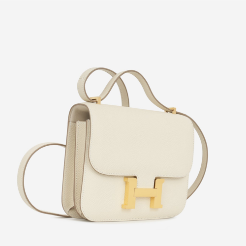 Hermes Constance 19 Epsom Craie Gold