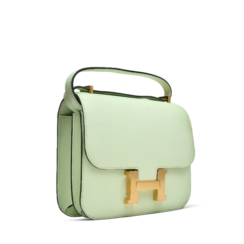 Hermes Constance 19 Epsom Vert Fizz Gold