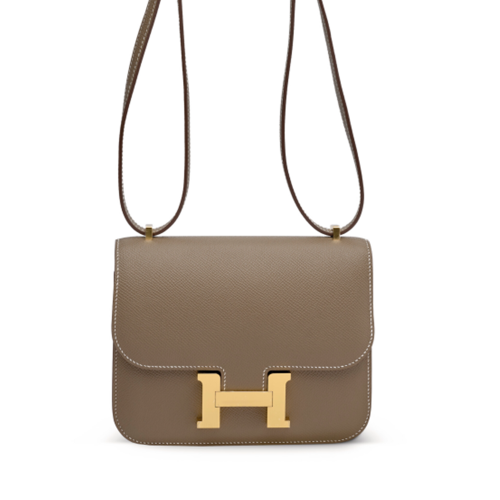 Hermes Constance 19 Epsom Etoupe Gold