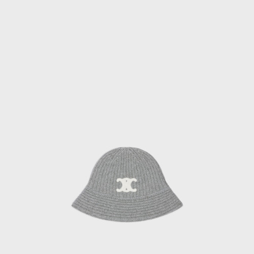 Celine TRIOMPHE CLOCHE BEANIE IN CASHMERE
