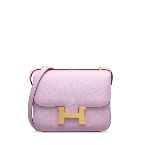Hermes Constance 19 Epsom Mauve Sylvestre Gold
