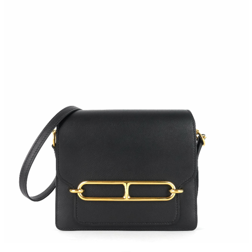 Hermes Roulis Mini Noir Gold