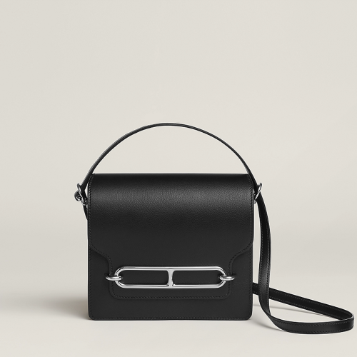 Hermes Roulis Mini Noir Silver