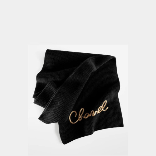 CHANEL muffler cashmere