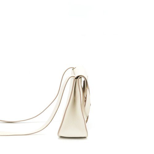 Hermes Halzan 25 bag Clemence Craie Silver