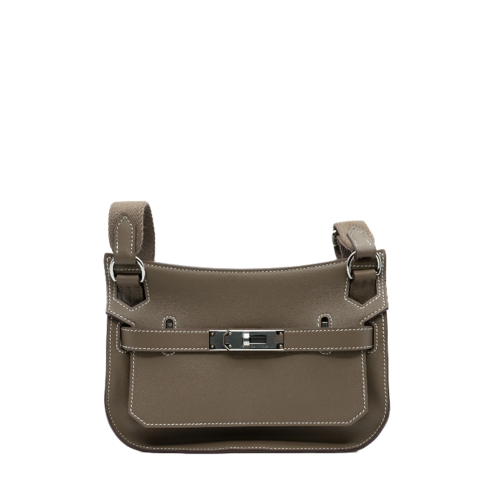 Hermes Jypsiere mini bag Etoupe Silver