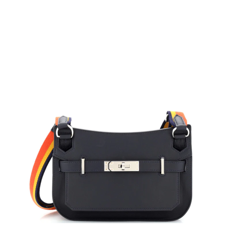 Hermes Jypsiere mini bag Noir Silver