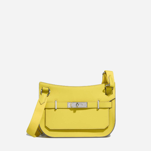 Hermes Jypsiere mini bag Lime Silver