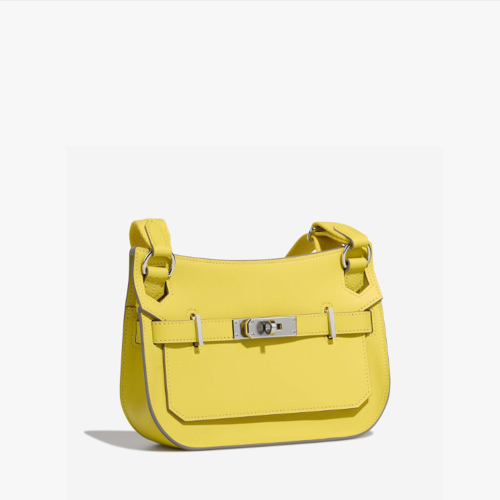 Hermes Jypsiere mini bag Lime Silver