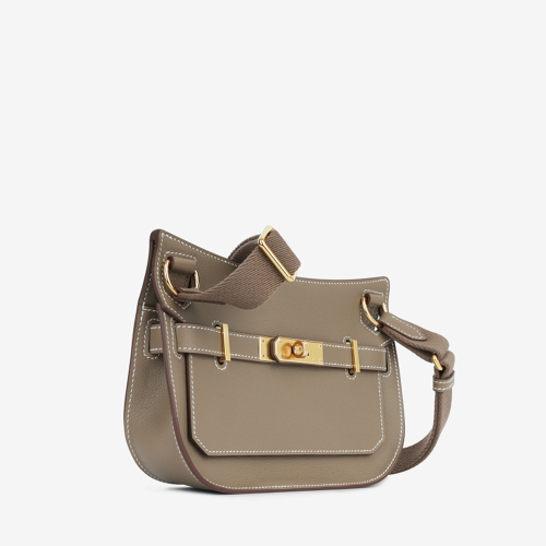 Hermes Jypsiere mini bag Etoupe Gold