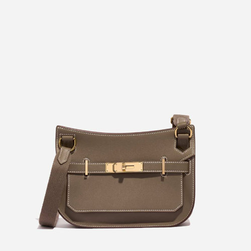Hermes Jypsiere mini bag Etoupe Gold