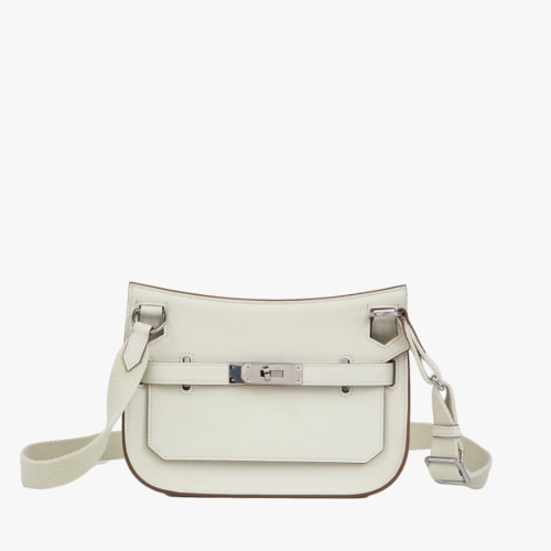 Hermes Jypsiere mini bag Craie Silver