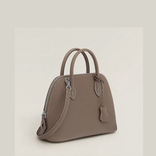 Hermes Bolide 25 Etoupe Silver