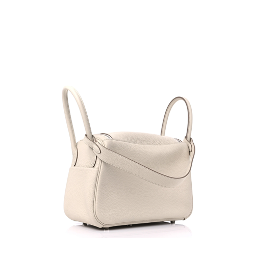 Hermes Lindy 26 Clemence Craie Silver
