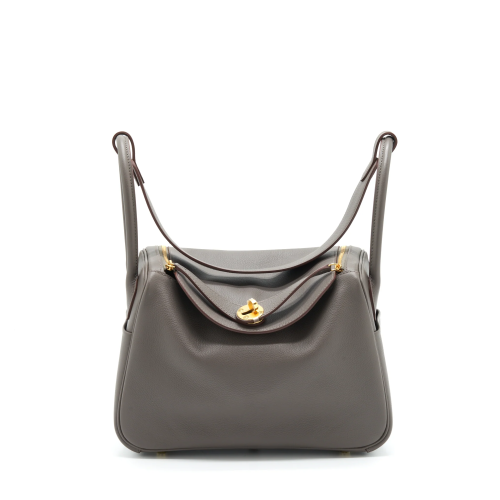 Hermes Lindy 26 Clemence Etain Gold