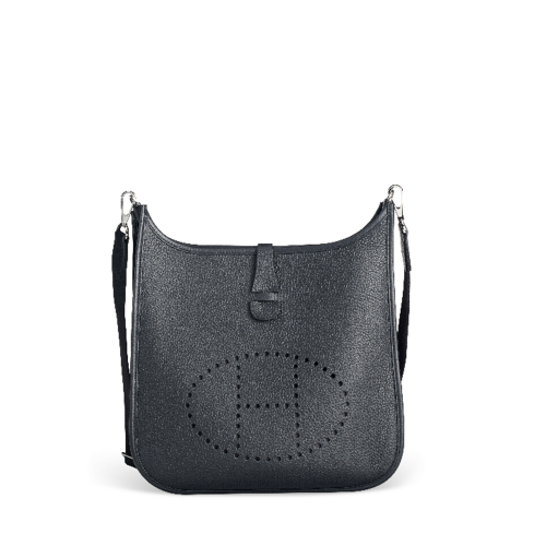 Hermes Evelyne 29 Clemence Noir Silver